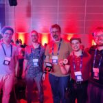 Developers receiving medals